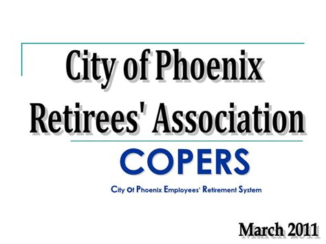 echris phoenix|COPERS Retirees .